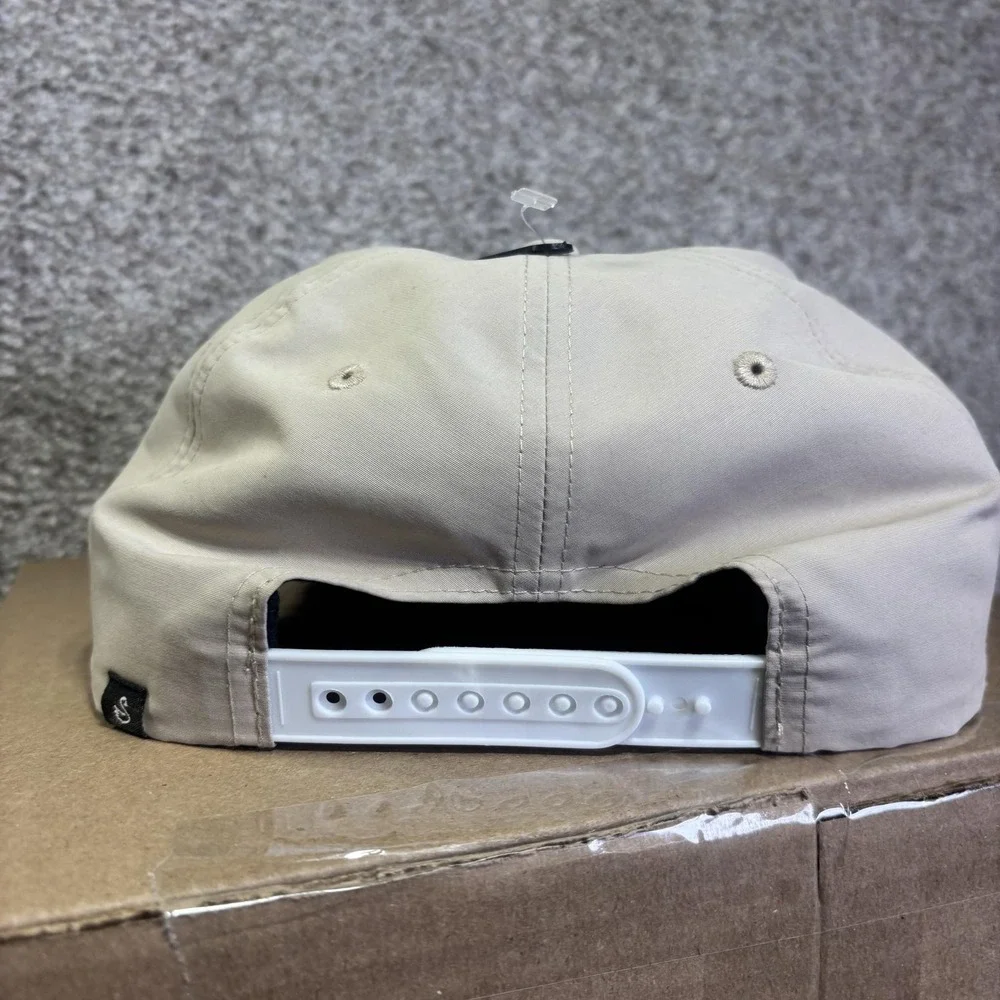 Swannies Golf Breakfast Ball Hat Cap Snap Back Mens One Size Beige Rope